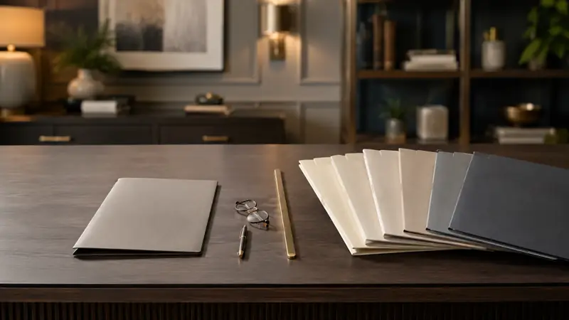 State Farm mortgage protection insurance guide - Mallard Mortgage Protection Dark desk with folders, glasses, and a pen representing comparing State Farm mortgage protection insurance options